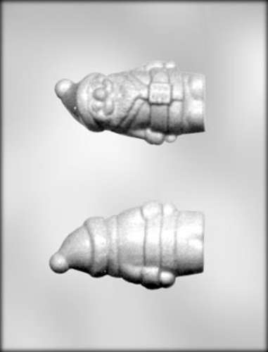 3D Medium Father Christmas Chocolate Mould - Click Image to Close